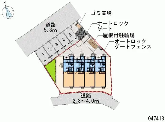 ★手数料０円★成田市田町　月極駐車場（LP）